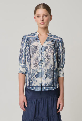 BIJOU COTTON SILK SHIRT