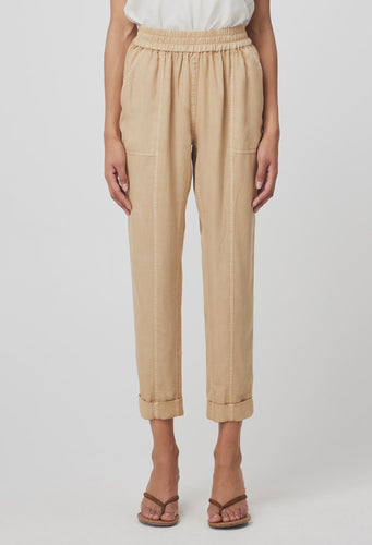 TIERRA ROLLED CUFF TENCEL TWILL JOGGER