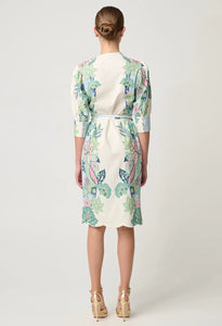 AUGUSTINE PLACEMENT PRINT DRESS