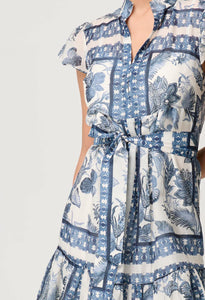 MARTINIQUE COTTON SILK DRESS