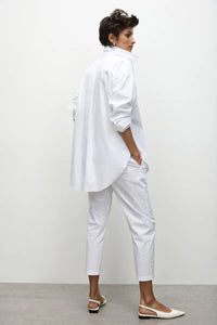 CROPPED ZIP CARGO 25 WHITE