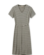 JILL V-SS STRIPE DRESS